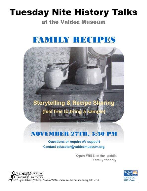 Storytelling & Recipe Sharing