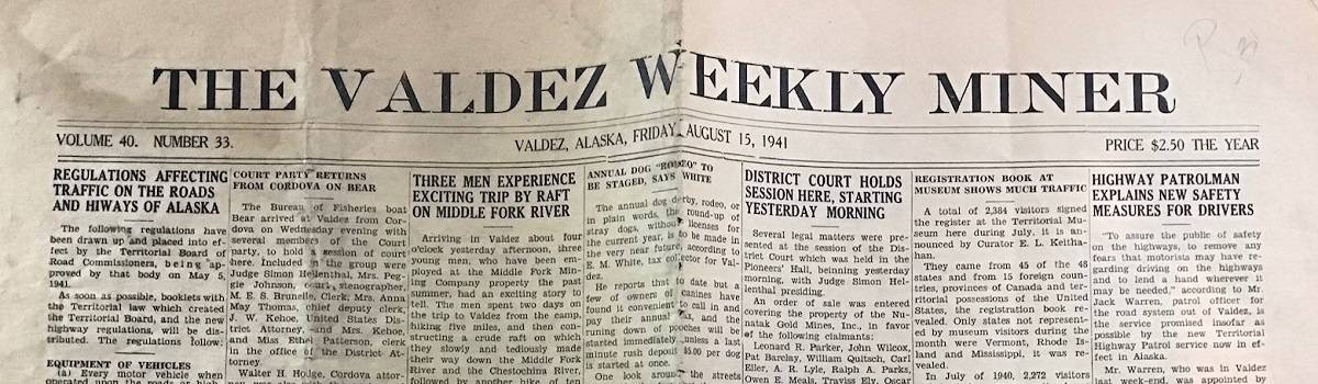 Tuesday Nite History Talk, April 27, 5:30 pm AK time, via Zoom
